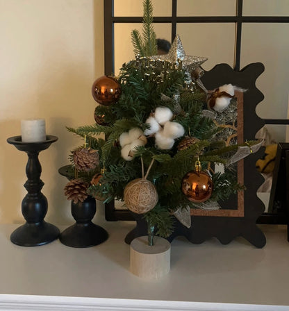 DIY Christmas tree | Decorate the Christmas tree | Brown