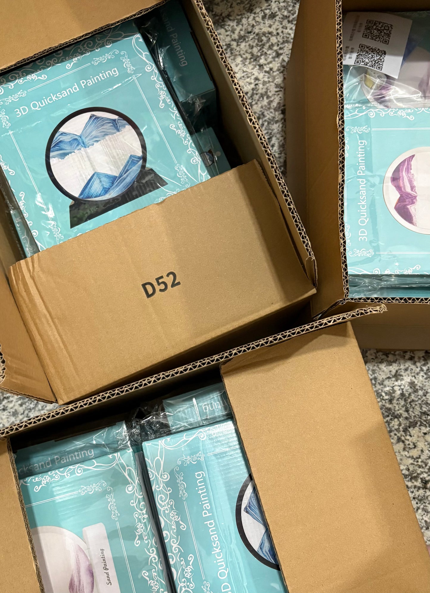 Glass Quicksand Painting DIY Material Kit