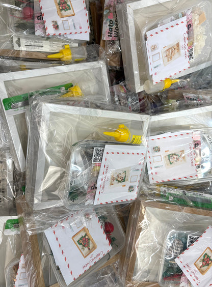 Preserved Flower Painting | Bag of flower