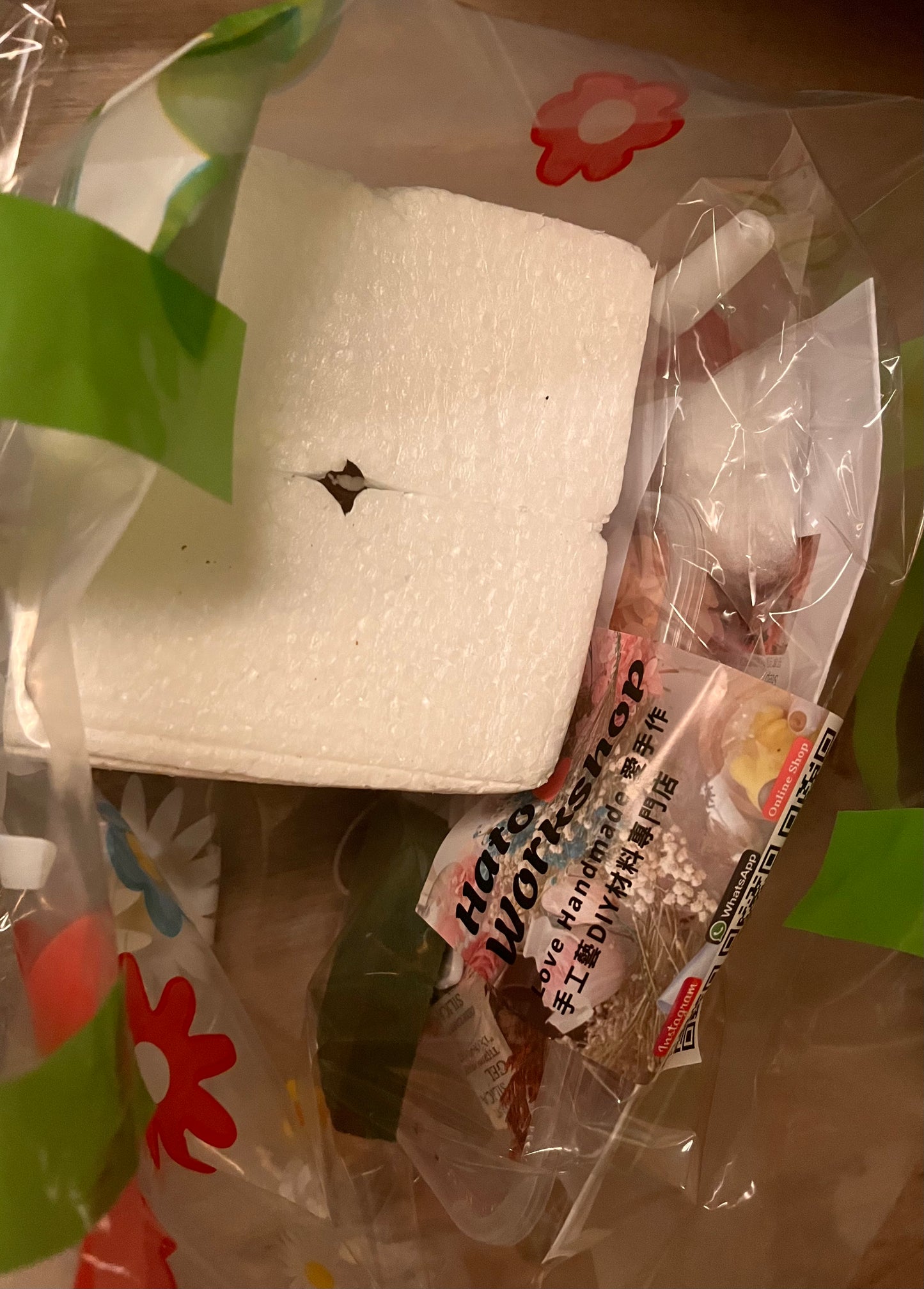 Night Light Glass Ball Everlasting Flower DIY Material Kit | Purple