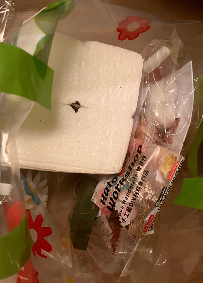 Night Light Glass Ball Everlasting Flower DIY Material Kit | Purple