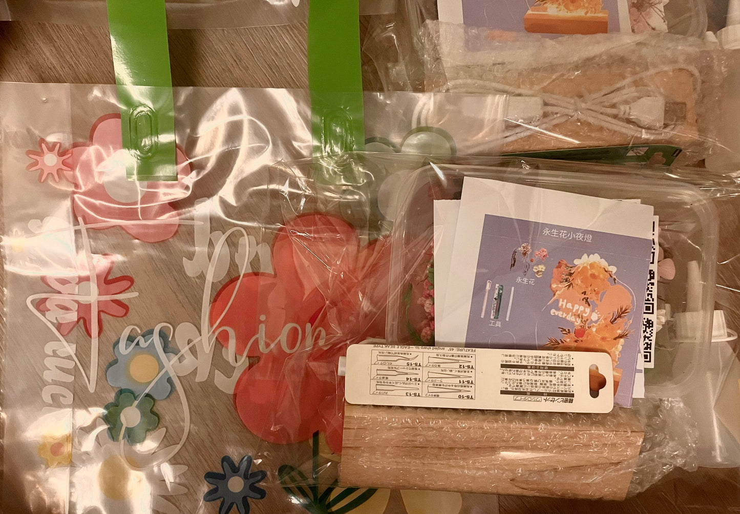 永生花膠板小夜燈|B款