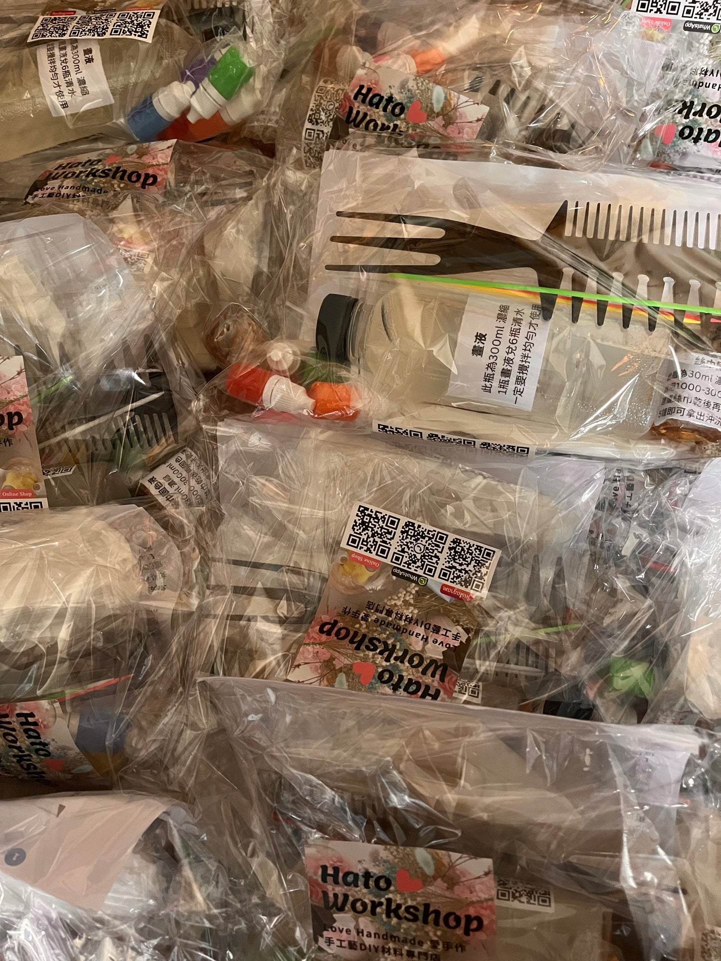 水拓畫絲巾(可做5條)