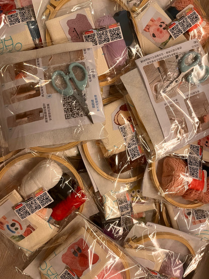 Poke Embroidery 🧵 Material Pack | Dr. Pork Chop