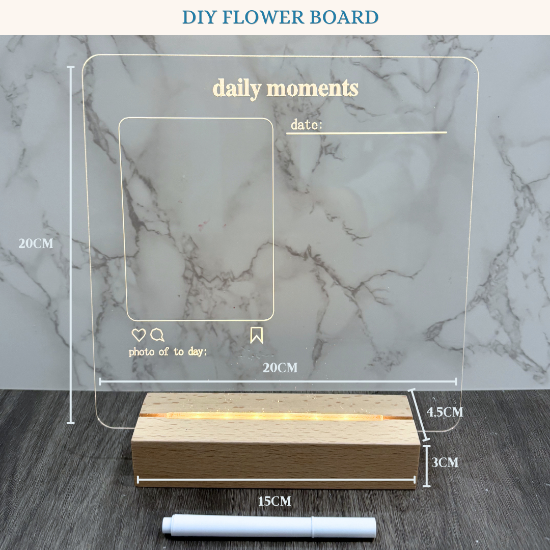 Eternal Flower Glue Board Night Light | Type B