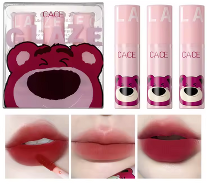 CACE Sweet Liquid Lipstick Set | 3-Piece Velvet Kit |HomeHato