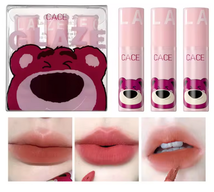 CACE Sweet Liquid Lipstick Set | 3-Piece Velvet Kit |HomeHato