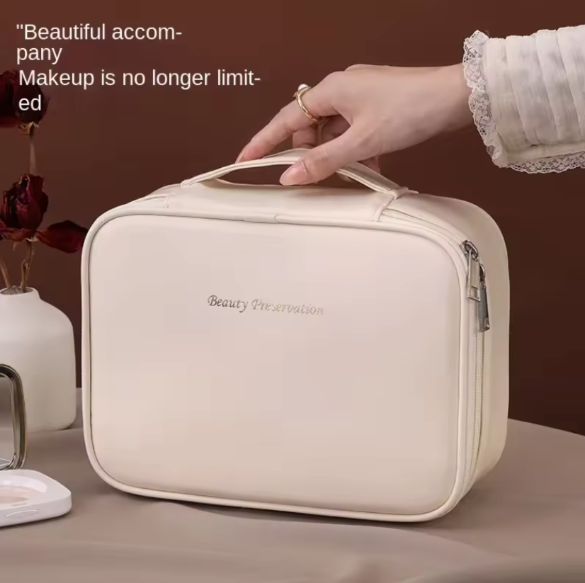 Luxury Women's Cosmetic Bag | Large Capacity Travel Organizer |HomeHato