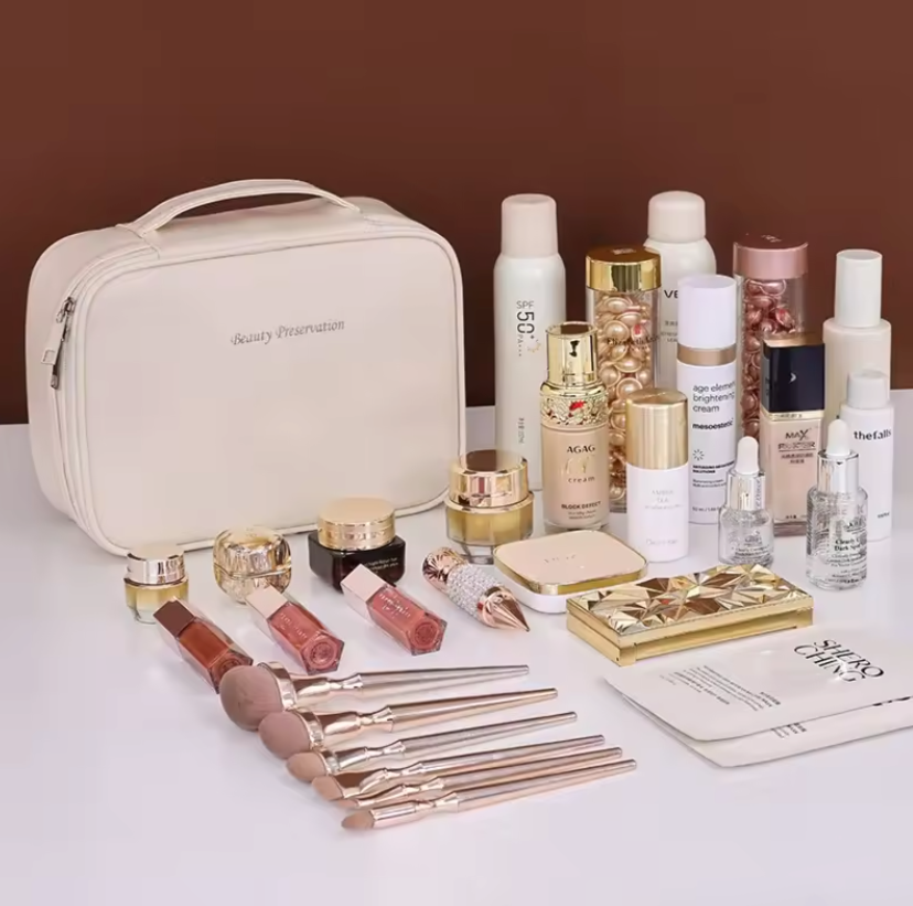 Luxury Women's Cosmetic Bag | Large Capacity Travel Organizer |HomeHato