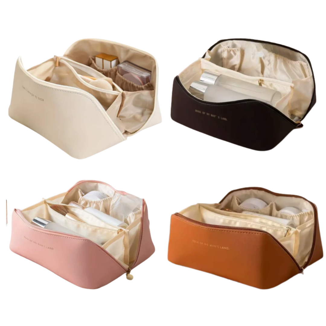 Luxury Travel Makeup Organizer | Women's Toiletry Kit Makeup Bag |HomeHato