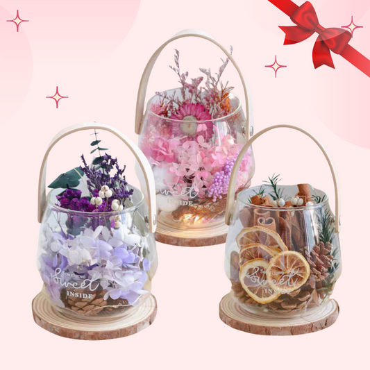 Night Light Preserved Flower Glass Ball Workshop
