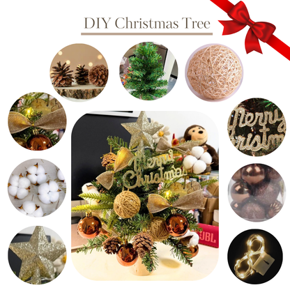 DIY Christmas tree | Decorate the Christmas tree | Brown